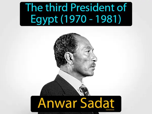 the third President of Egypt (1970 - 1981)