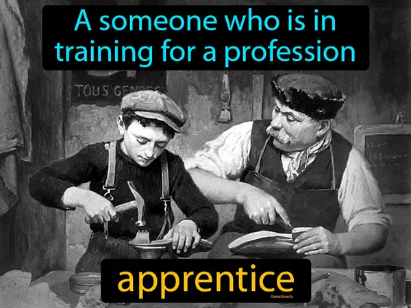 a someone who is in training for a profession