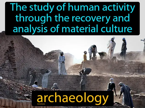 the study of human activity through the recovery and analysis of material culture