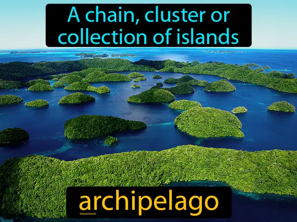 a chain, cluster or collection of islands