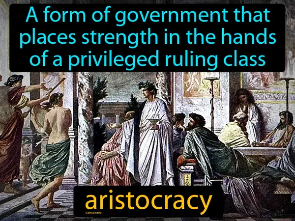 a form of government that places strength in the hands of a privileged ruling class