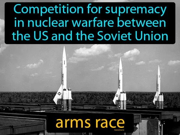 competition for supremacy in nuclear warfare between the US and the Soviet Union
