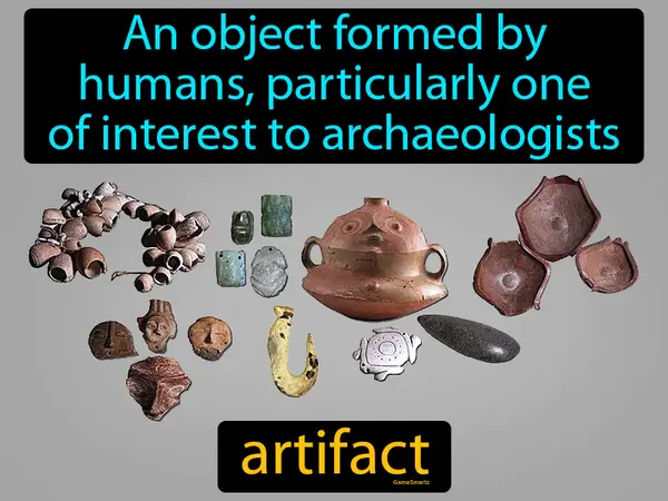 an object formed by humans, particularly one of interest to archaeologists