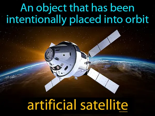 An object that has been intentionally placed into orbit