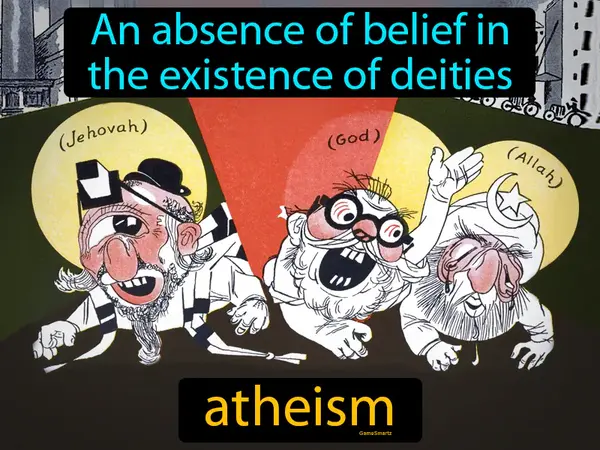 An absence of belief in the existence of deities