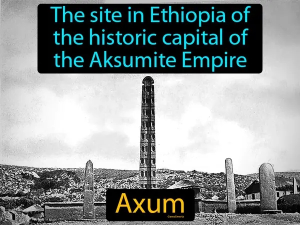 The site in Ethiopia of the historic capital of the Aksumite Empire