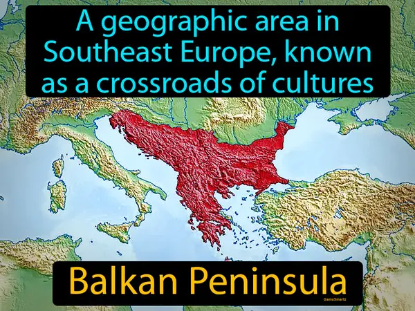 a geographic area in Southeast Europe, known as a crossroads of cultures