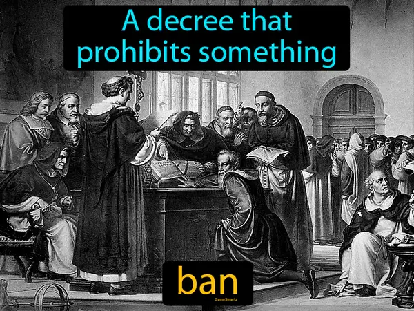 a decree that prohibits something