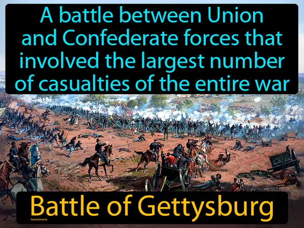 a battle between Union and Confederate forces that involved the largest number of casualties of the entire war