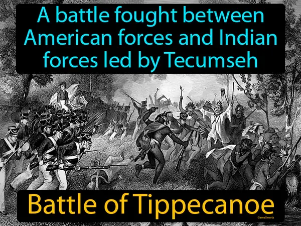 a battle fought between American forces and Indian forces led by Tecumseh