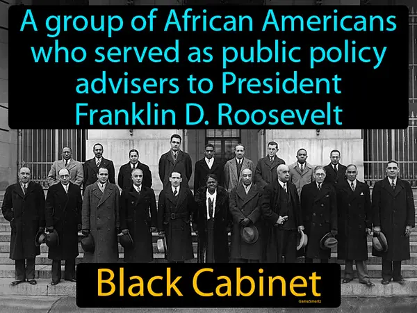 a group of African Americans who served as public policy advisers to President Franklin D. Roosevelt