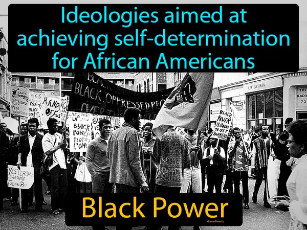 ideologies aimed at achieving self-determination for African Americans