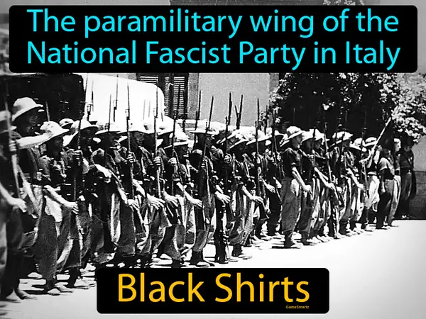 The paramilitary wing of the National Fascist Party in Italy