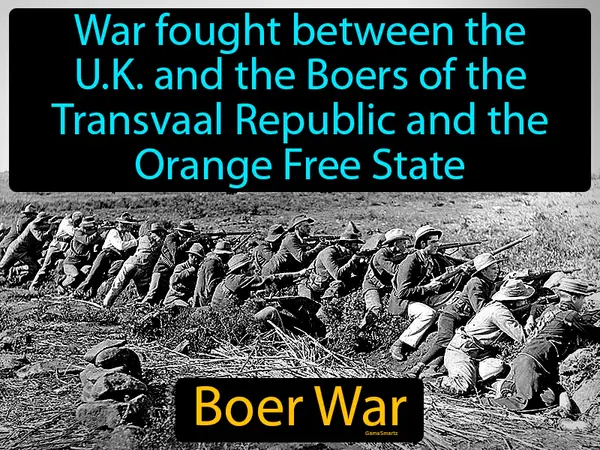 War fought between the UK and the Boers of the Transvaal Republic and the Orange Free State