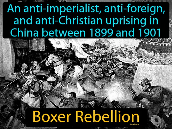 An anti-imperialist, anti-foreign, and anti-Christian uprising in China between 1899 and 1901