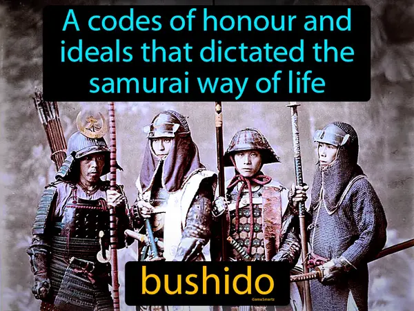 A codes of honour and ideals that dictated the samurai way of life