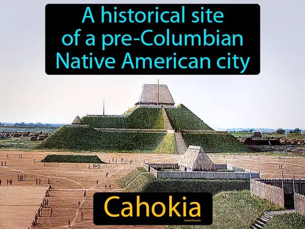 A historical site of a pre-Columbian Native American city