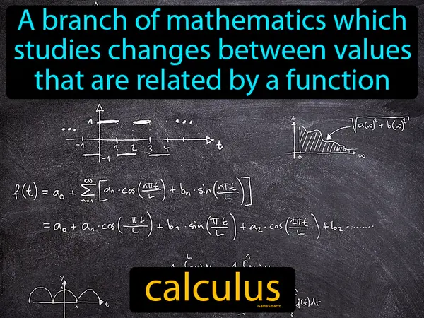 A branch of mathematics which studies changes between values that are related by a function