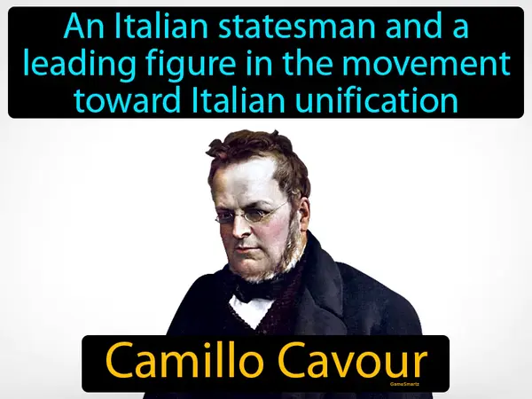 An Italian statesman and a leading figure in the movement toward Italian unification