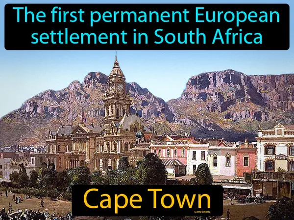 The first permanent European settlement in South Africa