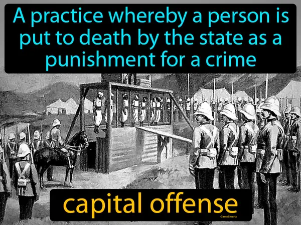 A practice whereby a person is put to death by the state as a punishment for a crime