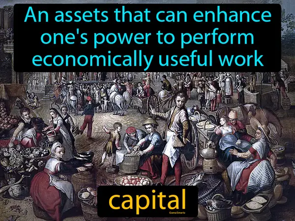 An assets that can enhance one's power to perform economically useful work