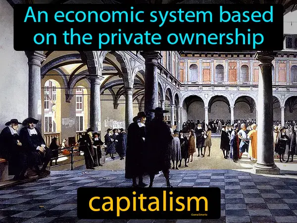 An economic system based on the private ownership
