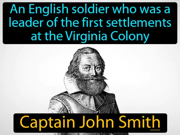 an English soldier who was a leader of the first settlements at the Virginia Colony