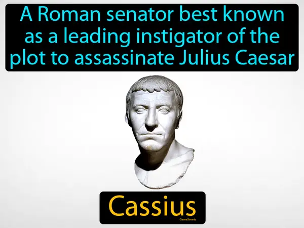 a Roman senator best known as a leading instigator of the plot to assassinate Julius Caesar