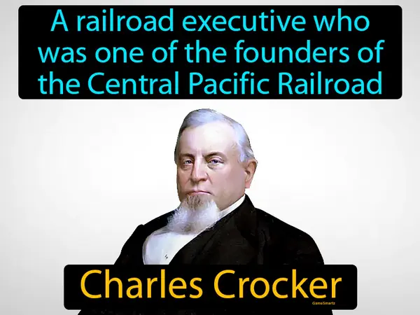 a railroad executive who was one of the founders of the Central Pacific Railroad
