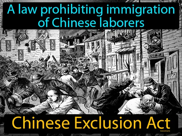 a law prohibiting immigration of Chinese laborers