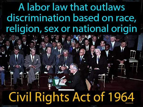 a labor law that outlaws discrimination based on race, religion, sex or national origin
