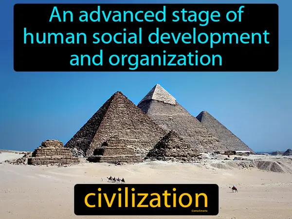 an advanced stage of human social development and organization