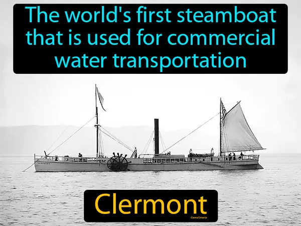 the world's first steamboat that is used for commercial water transportation