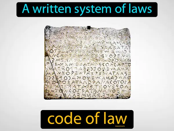 a written system of laws