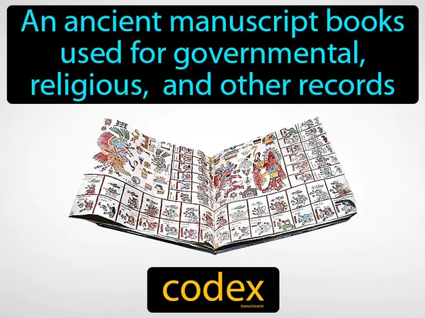an ancient manuscript books used for governmental, religious, and other records