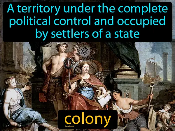 A territory under the complete political control and occupied by settlers of a state