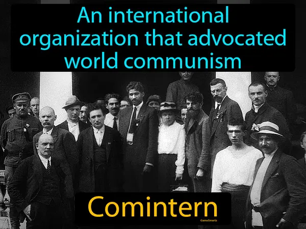 An international organization that advocated world communism
