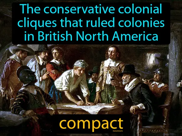 The conservative colonial cliques that ruled colonies in British North America