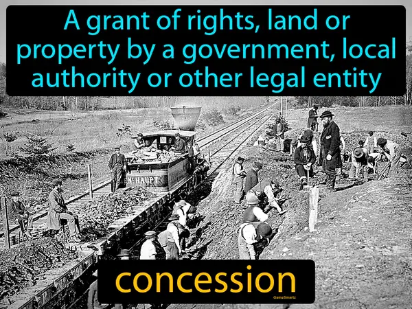 A grant of rights, land or property by a government, local authority or other legal entity