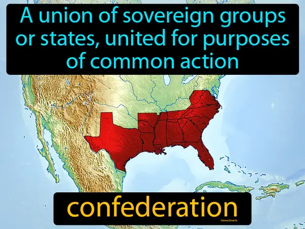 a union of sovereign groups or states, united for purposes of common action