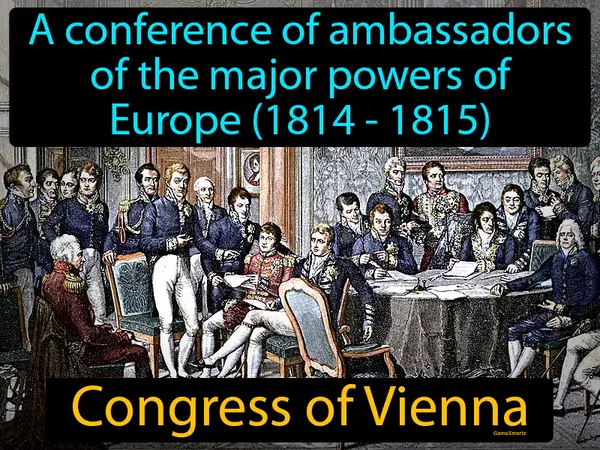 A conference of ambassadors of the major powers of Europe (1814-1815)