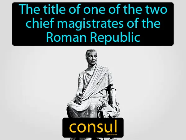 the title of one of the two chief magistrates of the Roman Republic