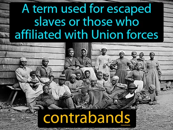 a term used for escaped slaves or those who affiliated with Union forces