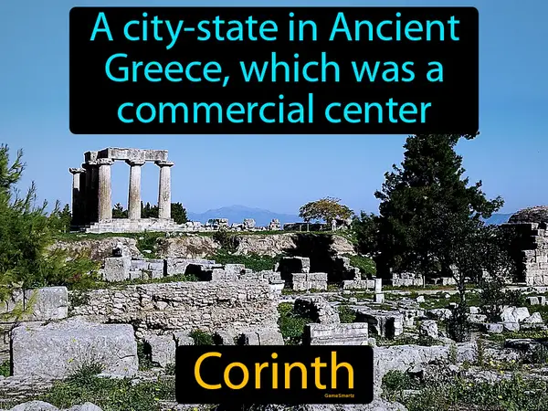 a city-state in Ancient Greece, which was a commercial center