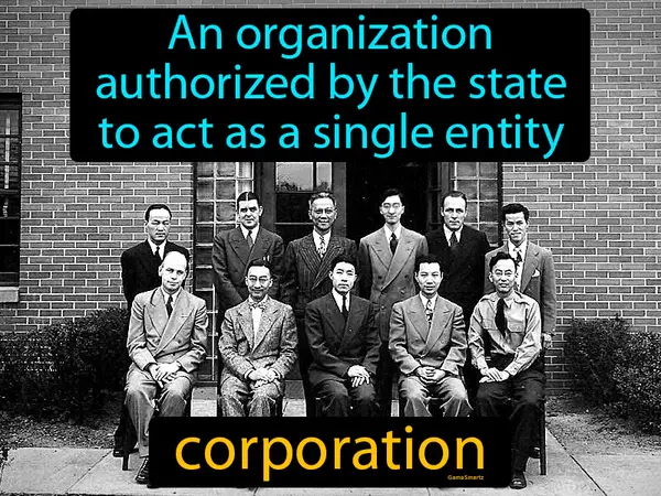 an organization authorized by the state to act as a single entity