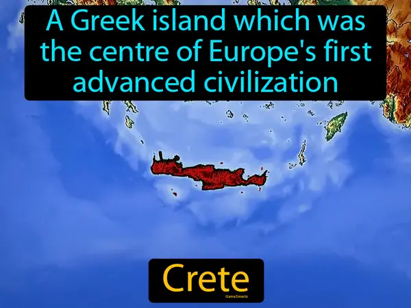 a Greek island which was the centre of Europe's first advanced civilization