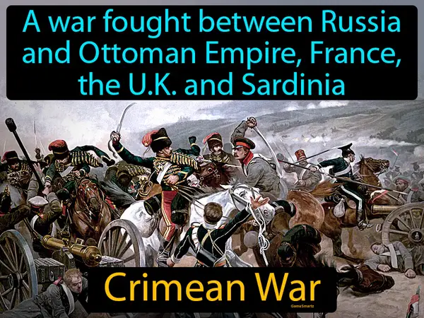 A war fought between Russia and Ottoman Empire, France, the United Kingdom and Sardinia