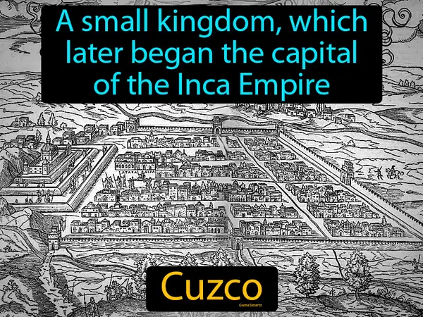 A small kingdom, which later began the capital of the Inca Empire