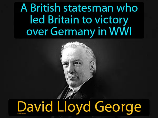 a British statesman who led Britain to victory over Germany in WWI